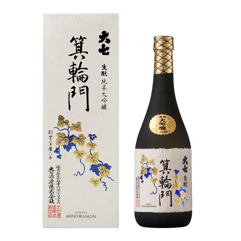 8694超扁平精米技術による生酛純米大吟醸酒「箕輪門」