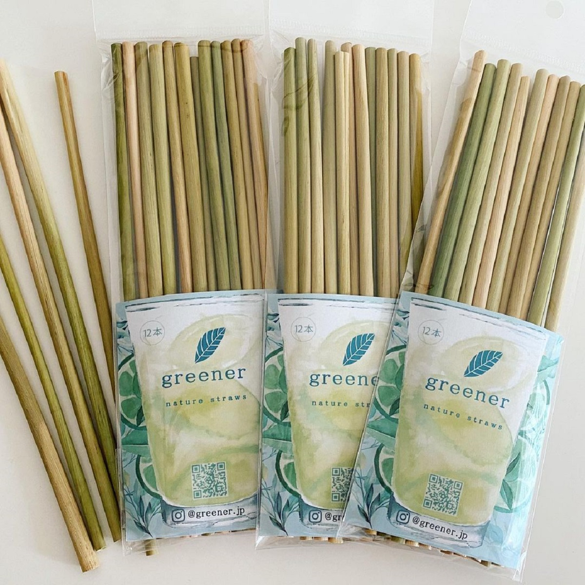 【自由テーマ】greener nature straws(グリーナー ネイチャーストロー)