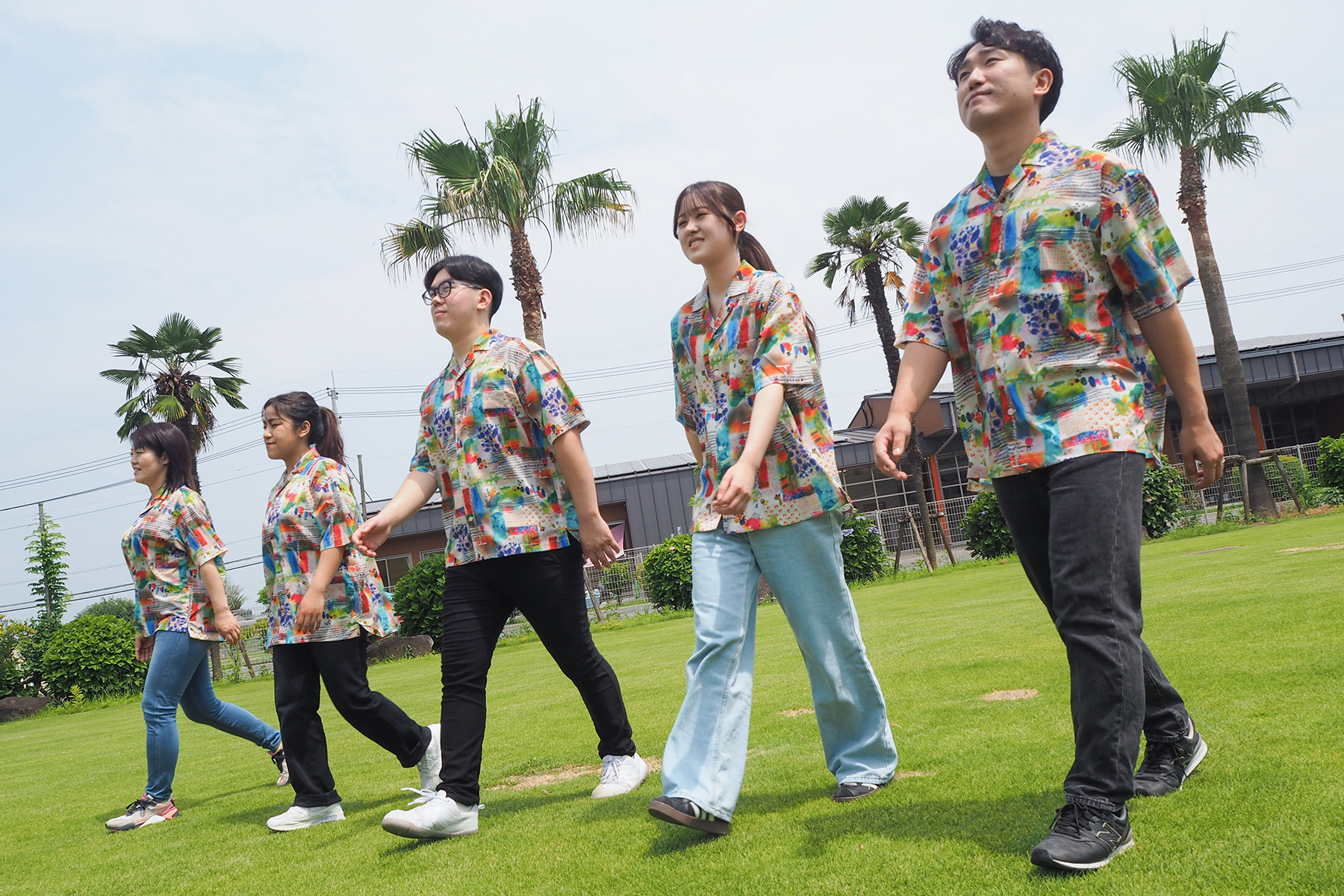 【自由テーマ】オリジナルウェルフェアアートアロハシャツ