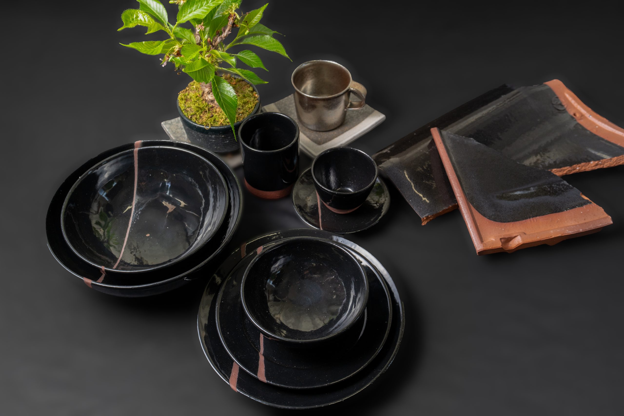 24065【年度テーマ】能登瓦再生陶器